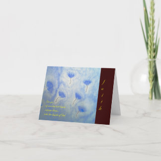 Glaube… Schrifts-Anmerkungs-Karte Karte