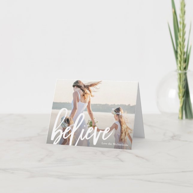 Glaube Script Foto Weihnachten (Vorderseite)