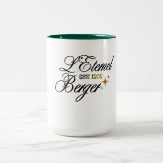 Glaube & Stärke Inspirierender Becher Zweifarbige Tasse