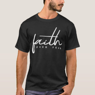 Glaube statt Angst christlicher Junge T-Shirt