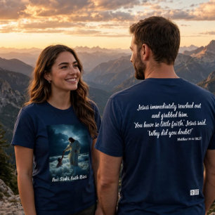 "Glaube statt Angst" Christliches T-Shirt. T-Shirt