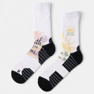 Glaube statt Angst – Moderne christliche Inspirati Socken