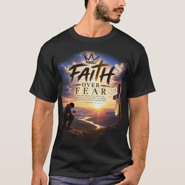Glaube statt Angst T-Shirt (Vorderseite)