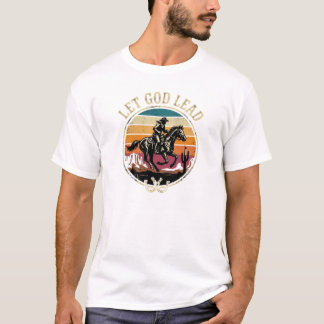 Glaube statt Angst Western Cowgirl-Shirt T-Shirt
