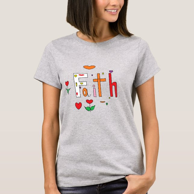 Glaube  T-Shirt (Vorderseite)