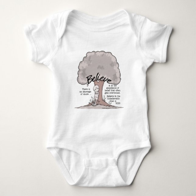 Glaube Tree Baby Strampler (Vorderseite)