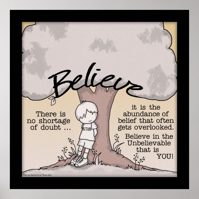 Glaube Tree Poster (Vorne)