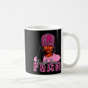 Glaube Über Angst Christliche Schwarze Frauen Afro Kaffeetasse