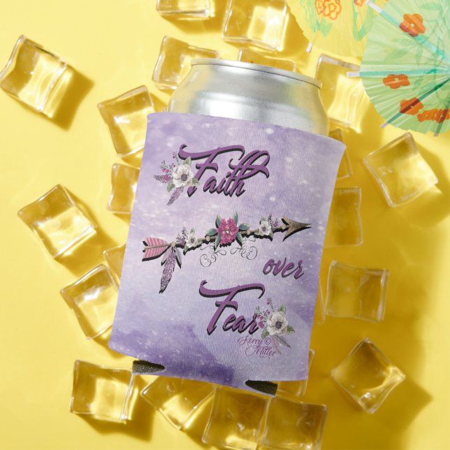 Glaube über Angst kann kälter werden Dosenkühler (In Situ Sommer)