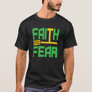 Glaube über Angst Liebe Jesus Christliche Bibel Ve T-Shirt