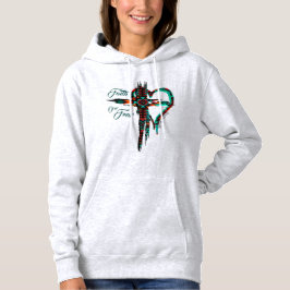 Glaube über Angst, Südwesten Hoodie