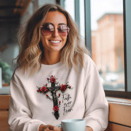 Glaube über Angst Sweatshirt