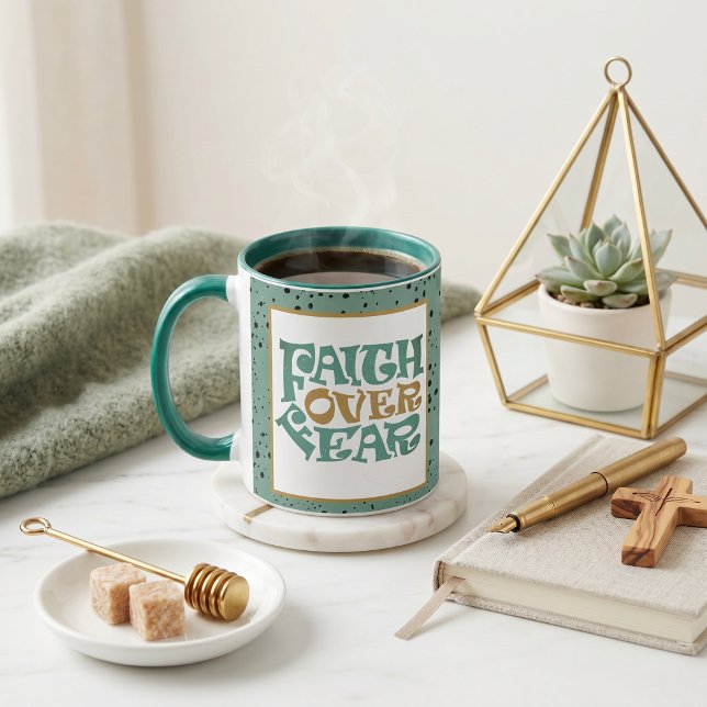Glaube über Angst Tasse (Von Creator hochgeladen)