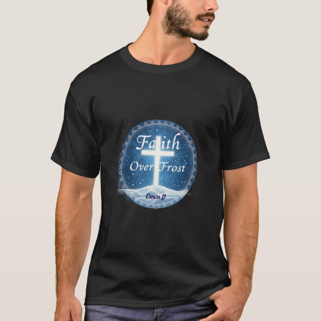 Glaube über Frost – Winterkollektion T-Shirt (Vorderseite)