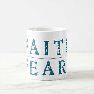 Glaube über Furcht-Tasse Tasse