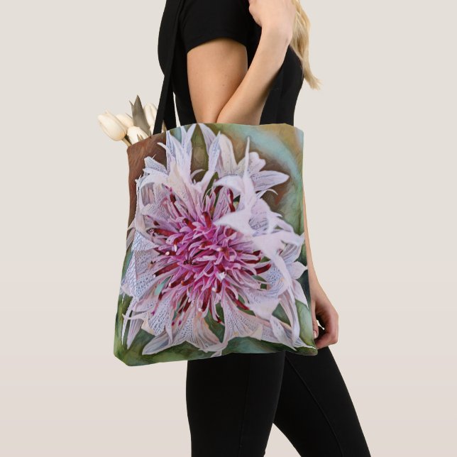 Glaube und Blume Art Pink Blume Tasche (Von Nahem)