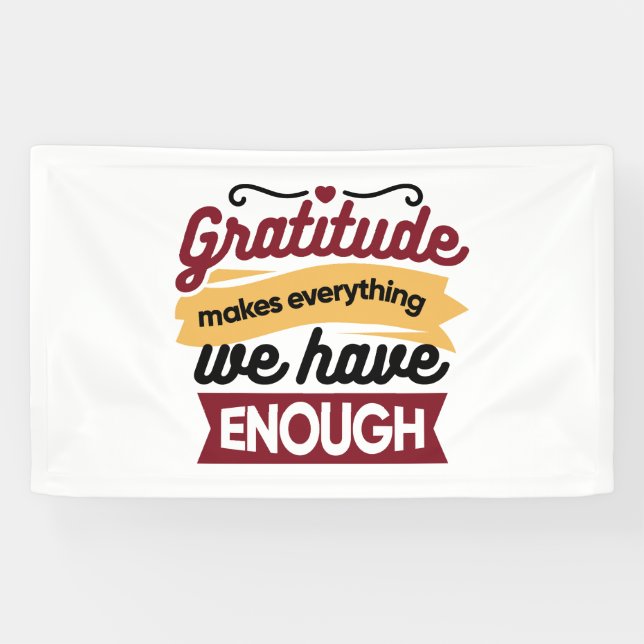 Glaube und Dankbarkeit Kunst – Aufmunternde christ Banner (Horizontal)