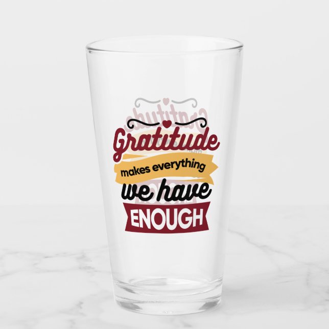 Glaube und Dankbarkeit Kunstwerk – Aufmunternde ch Glas (Vorderseite)