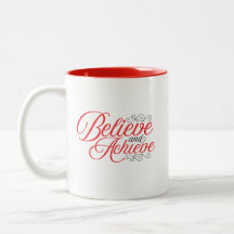 Glaube und Erreiche Tasse