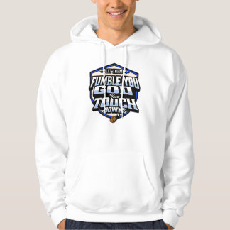 Glaube und Fußball - Christlicher Touchdown Hoodie