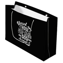 Glaube und Gehorsam – Inspirierende Schrift Große Geschenktüte
