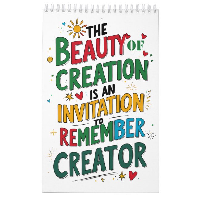 Glaube und Reflektion - Inspiration Kalender (Rückseite)