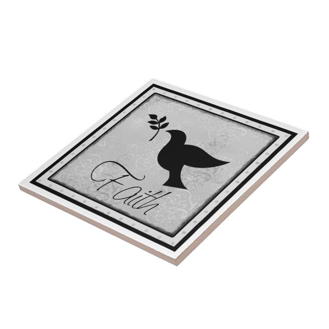 Glaube und Taube Fliese (Seite)