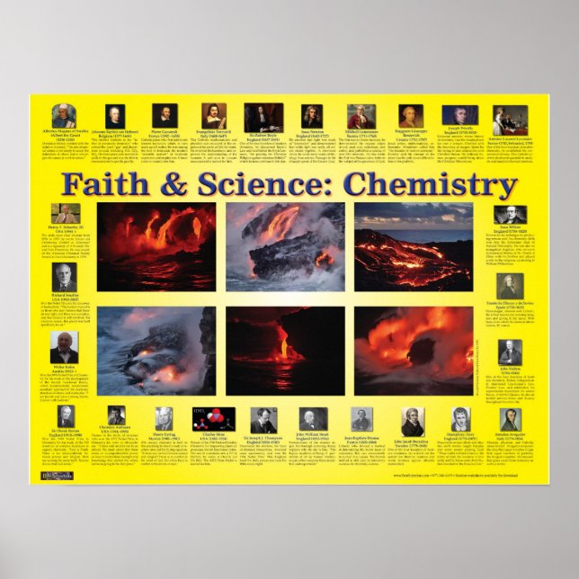 Glaube und Wissenschaft: Chemie Poster (Vorne)