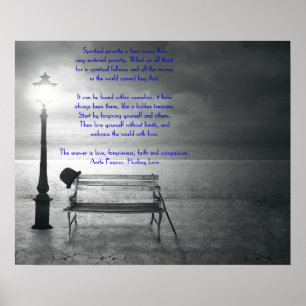 Glaube, Vergebung, Liebe, Mitgefühl durch Heilung  Poster