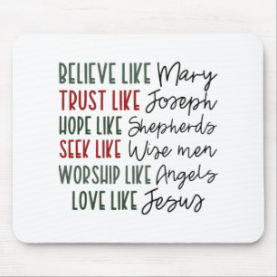 Glaube Vertrauen Hoffnung Suche wie Hirten Christl Mousepad