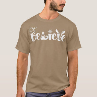 Glaube Weihnachten Glauben Weihnachtsmann T-Shirt