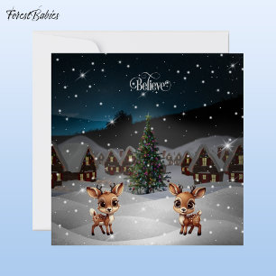Glaube Weihnachten Schnee Winter Wunderland Szene