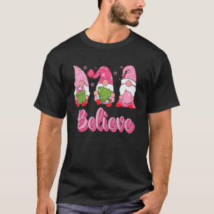 Glaube Weihnachten Weihnachtsmann Hat Xmas PJ Kost T-Shirt