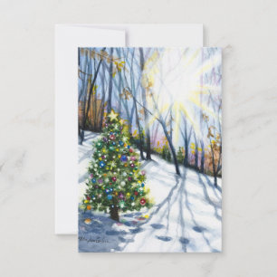 Glaube Weihnachtskarte Einladung