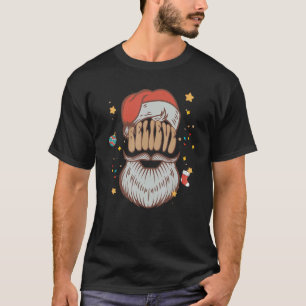 Glaube Zitat über die Familie Santa Bard Matching T-Shirt