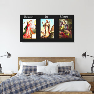 Glauben an Christus Wrapped Canvas 4 Leinwanddruck