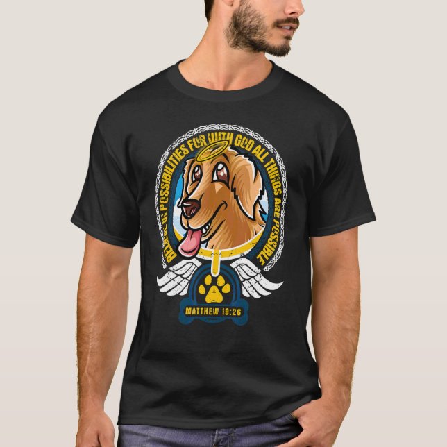 Glauben an die Möglichkeiten Christlichen Gott Gol T-Shirt (Vorderseite)