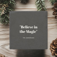 Glauben an Magie Schwarz und Weiß Minimalistisch