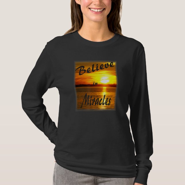 Glauben an Wunder T-Shirt (Vorderseite)