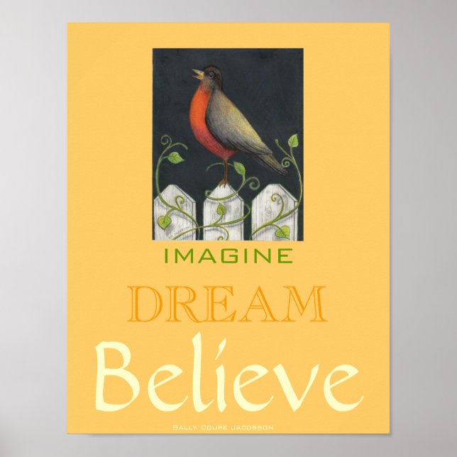 Glauben Art Poster / Sally Coupe Jacobson (Vorne)