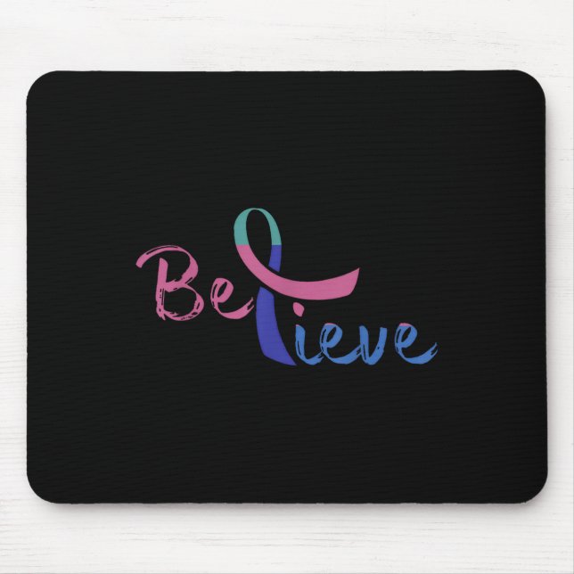 glauben, Bewusstseinsbewusstsein, Suizidprävention Mousepad (Vorne)