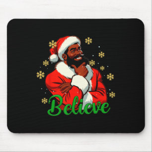 Glauben Black-santa Claus Weihnachten Afrikanische Mousepad
