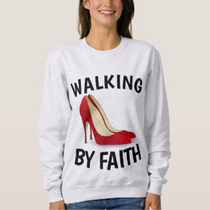 GLAUBEN DURCH GLAUBEN, Christliche Schuhe mit hohe Sweatshirt