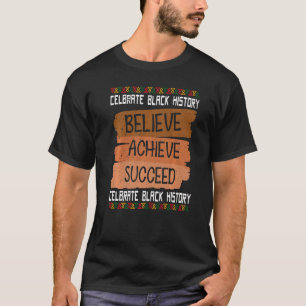 Glauben, Erfolg in der Geschichte Afrikas T-Shirt