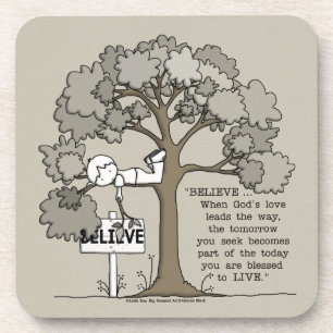 GLAUBEN GETRÄNKEUNTERSETZER