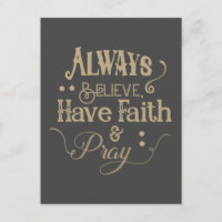 Glauben, Glauben und beten