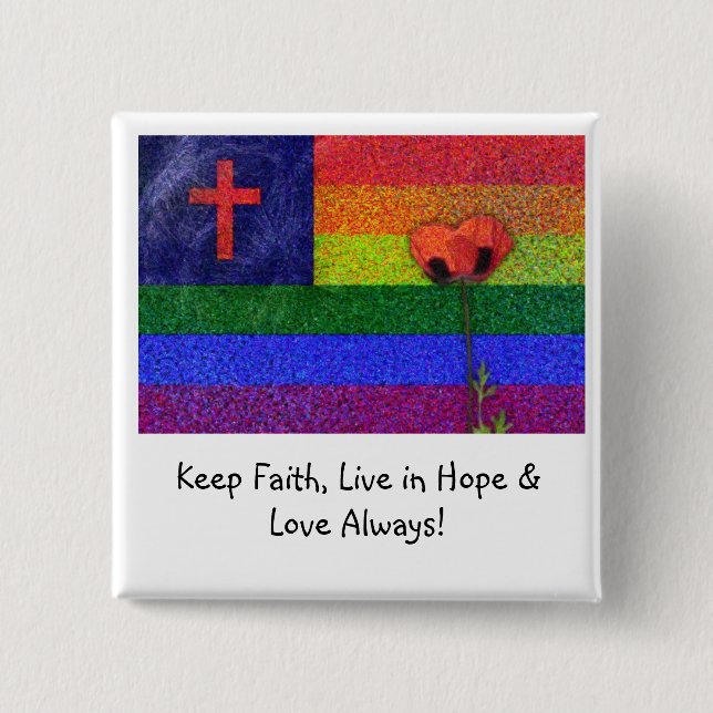 GLAUBEN-HOFFNUNG U. LIEBE BUTTON (Vorderseite)