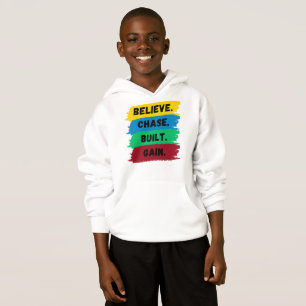 Glauben, Jase, gebaut, motivierend Slogan Hoodie