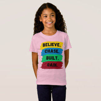 Glauben, Jase, gebaut, motivierend Slogan T-Shirt