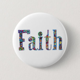Glauben-Knopf Button